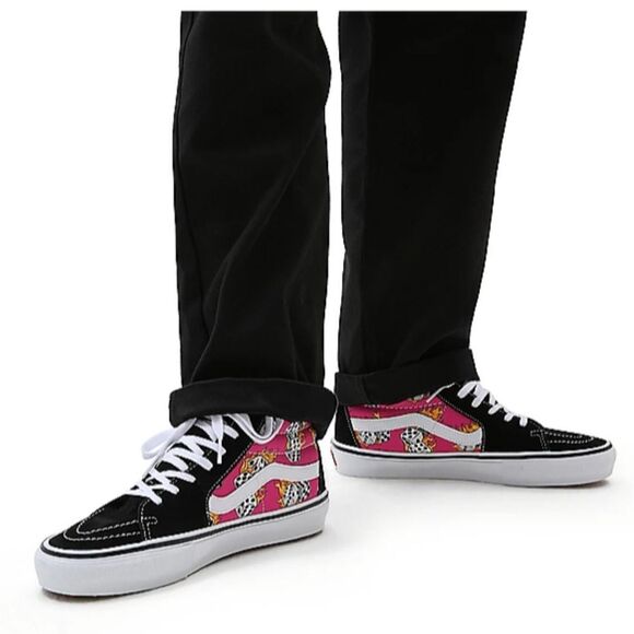 Vans Skate Sk8 Hi Shoes- Fuschia Fedora - Picture 4 of 8